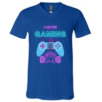 Gaming Dad Dad Gamers Gaming Meaningful Gift V-Neck T-Shirt