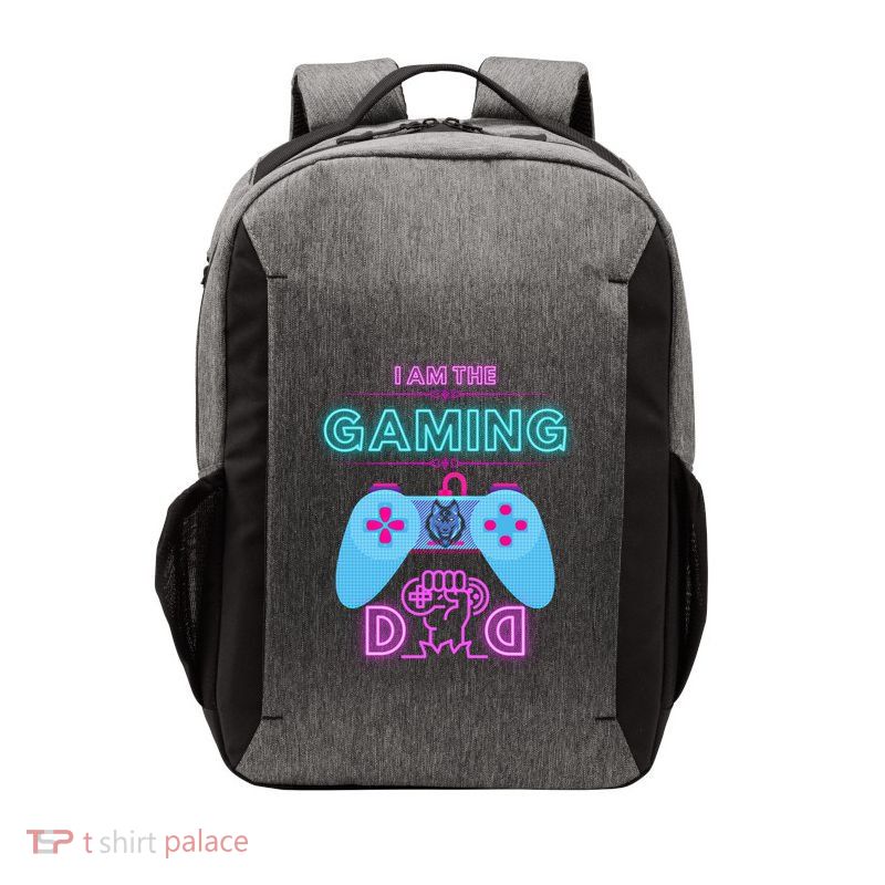 Gaming Dad Dad Gamers Gaming Meaningful Gift Vector Backpack