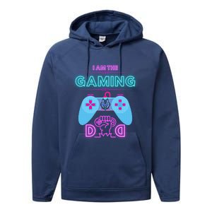 Gaming Dad Dad Gamers Gaming Meaningful Gift Performance Fleece Hoodie