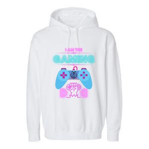 Gaming Dad Dad Gamers Gaming Meaningful Gift Garment-Dyed Fleece Hoodie