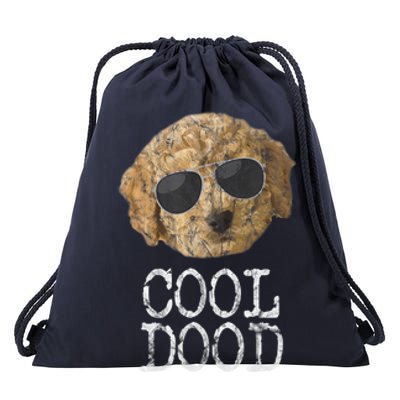 Golden Doodle Dood Goldendoodle Mom Dog Glasses Ee Drawstring Bag