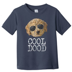 Golden Doodle Dood Goldendoodle Mom Dog Glasses Ee Toddler T-Shirt