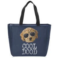 Golden Doodle Dood Goldendoodle Mom Dog Glasses Ee Zip Tote Bag