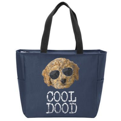 Golden Doodle Dood Goldendoodle Mom Dog Glasses Ee Zip Tote Bag