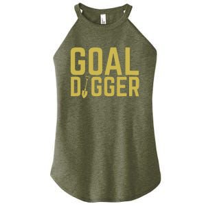 Goal Digger Design With Shovel Sales Team Motivational Women’s Perfect Tri Rocker Tank