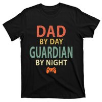 Gamer Dad. Dad by Day Guardian By Night Gaming T-Shirt