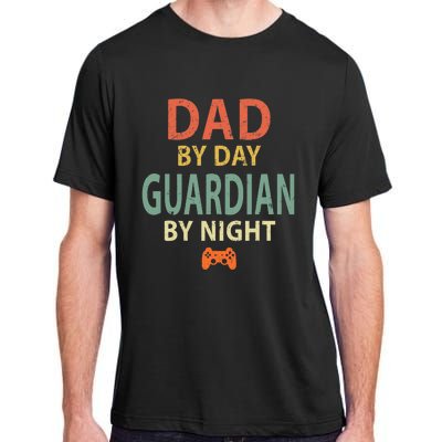 Gamer Dad. Dad by Day Guardian By Night Gaming Adult ChromaSoft Performance T-Shirt