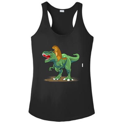 GroundHog Day Dinosaur Gift Shadow Ladies PosiCharge Competitor Racerback Tank