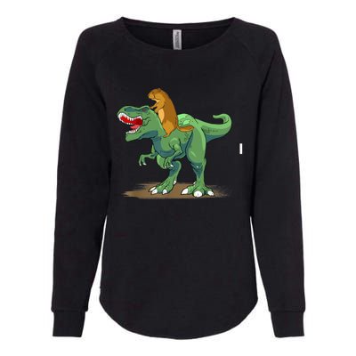 GroundHog Day Dinosaur Gift Shadow Womens California Wash Sweatshirt