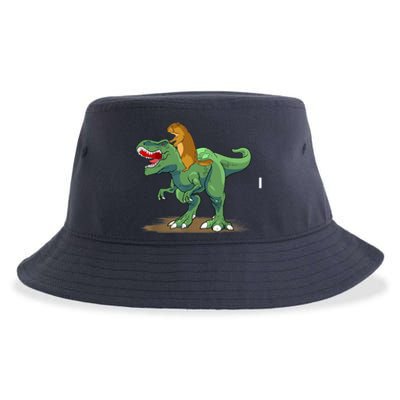 GroundHog Day Dinosaur Gift Shadow Sustainable Bucket Hat