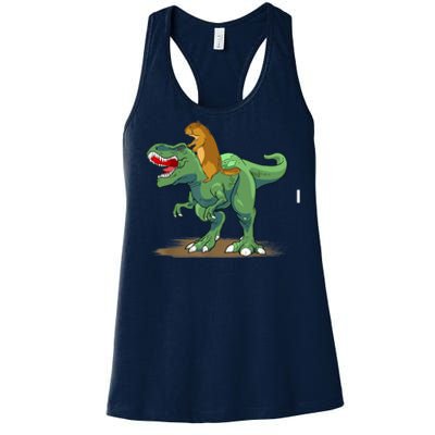 GroundHog Day Dinosaur Gift Shadow Women's Racerback Tank