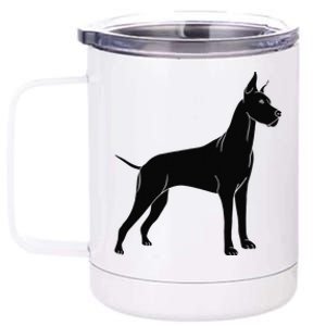 Great Dane Dog 12 oz Stainless Steel Tumbler Cup