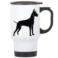 Great Dane Dog Stainless Steel Travel Mug