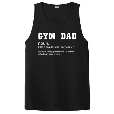 Gym Dad Difinition Like A Normal Dad Only Way Cooler Gift PosiCharge Competitor Tank