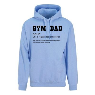 Gym Dad Difinition Like A Normal Dad Only Way Cooler Gift Unisex Surf Hoodie