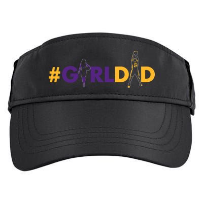 Girldad Girl Dad Father Of Daughters Girl Dad  Adult Drive Performance Visor