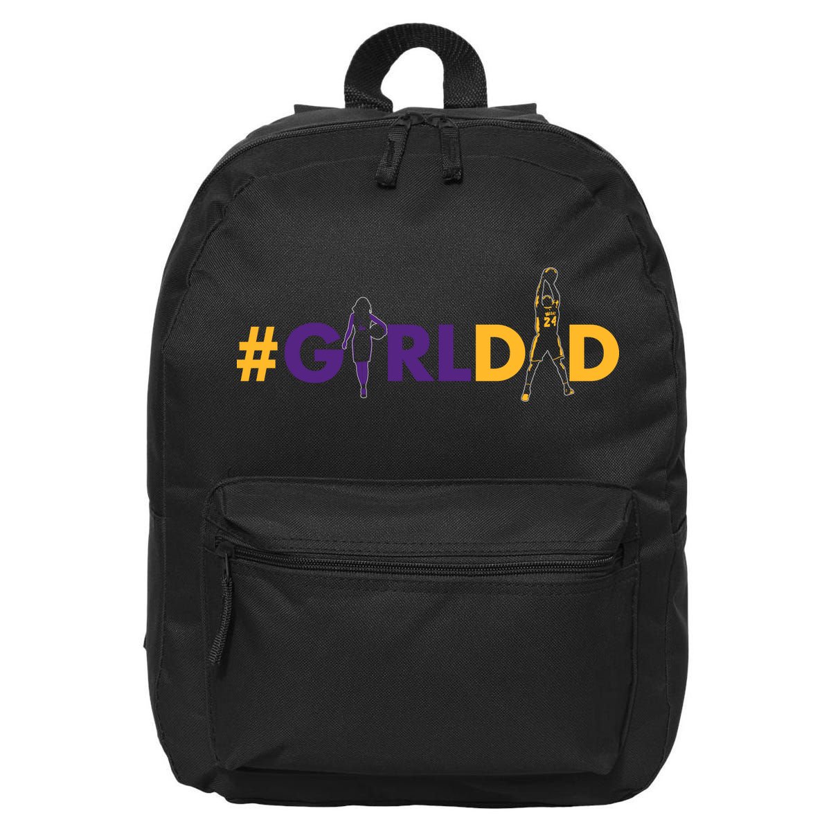 Girldad Girl Dad Father Of Daughters Girl Dad  16 in Basic Backpack