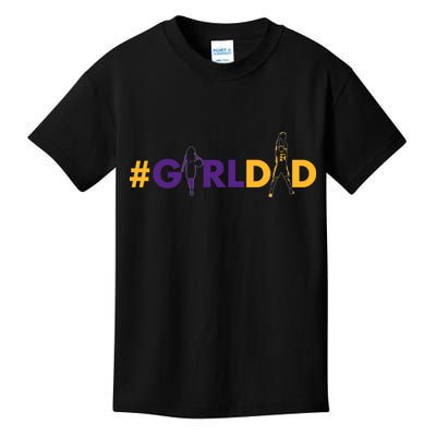Girldad Girl Dad Father Of Daughters Girl Dad  Kids T-Shirt