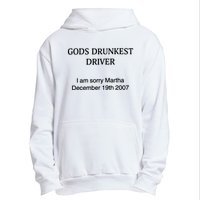 Gods Drunkest Driver December 2007 Urban Pullover Hoodie