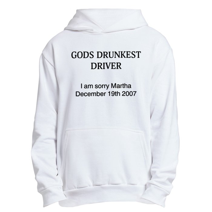 Gods Drunkest Driver December 2007 Urban Pullover Hoodie