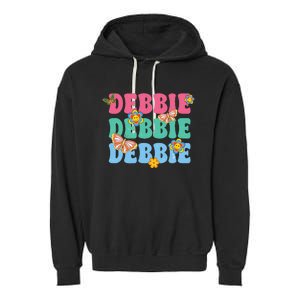 Groovy Debbie Debbie First Name Garment-Dyed Fleece Hoodie