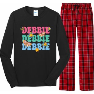 Groovy Debbie Debbie First Name Long Sleeve Pajama Set