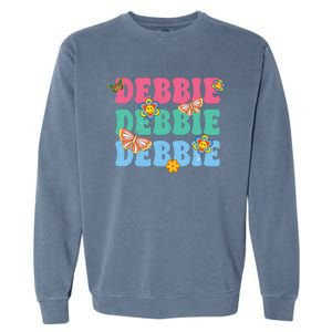 Groovy Debbie Debbie First Name Garment-Dyed Sweatshirt