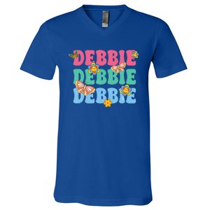 Groovy Debbie Debbie First Name V-Neck T-Shirt