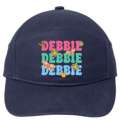 Groovy Debbie Debbie First Name 7-Panel Snapback Hat