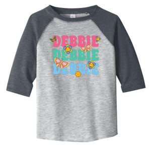 Groovy Debbie Debbie First Name Toddler Fine Jersey T-Shirt