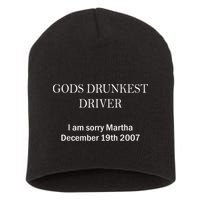 Gods Drunkest Driver I Am Sorry M.Ar.Tha December 19th 2007 Short Acrylic Beanie