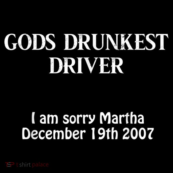 Gods Drunkest Driver I Am Sorry Martha December 19th 2007 7-Panel Snapback Hat