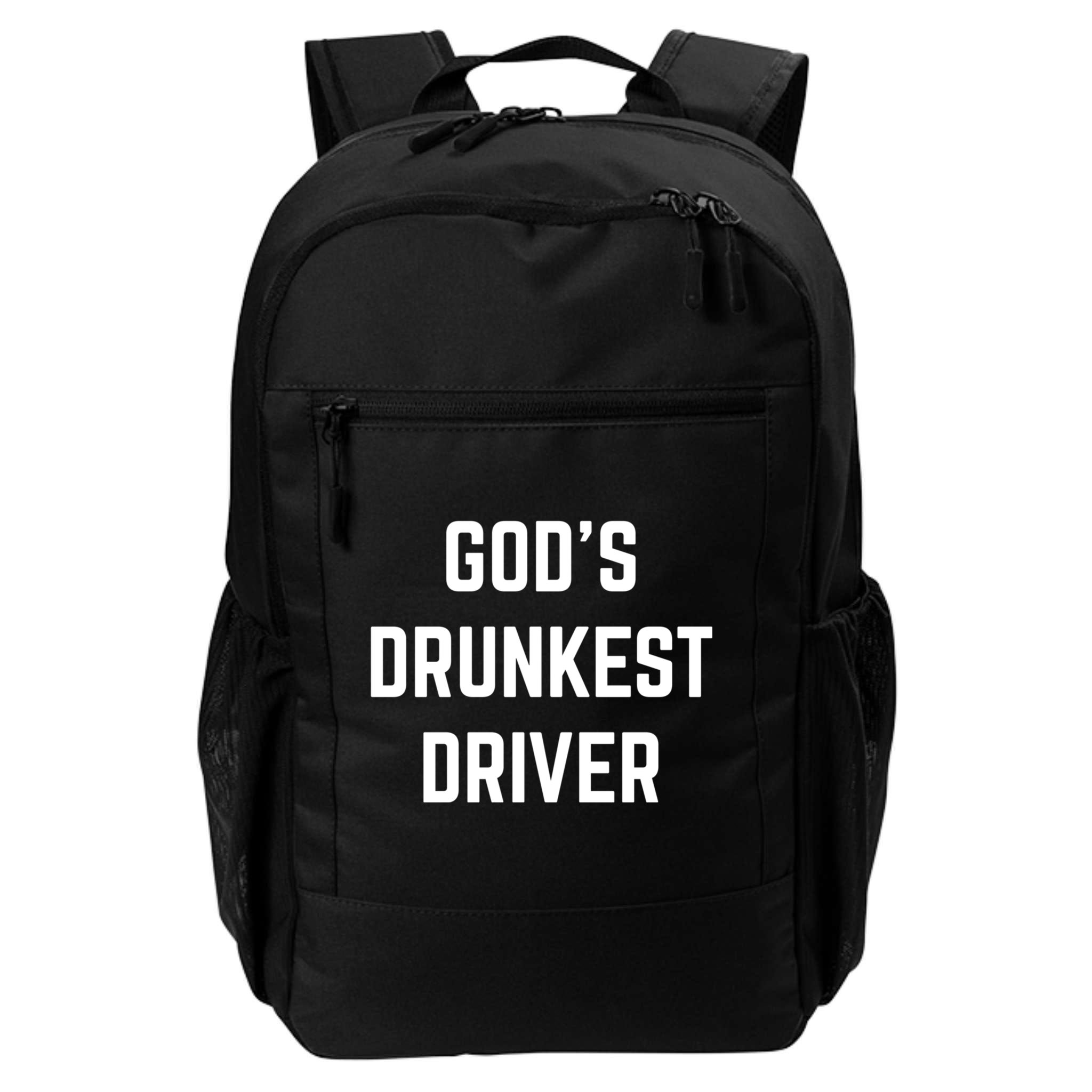 God's Drunkest Driver Funny Tee Backpack