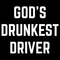 God's Drunkest Driver Funny Tee Zip Tote Bag