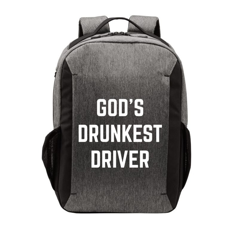God's Drunkest Driver Funny Tee Vector Backpack