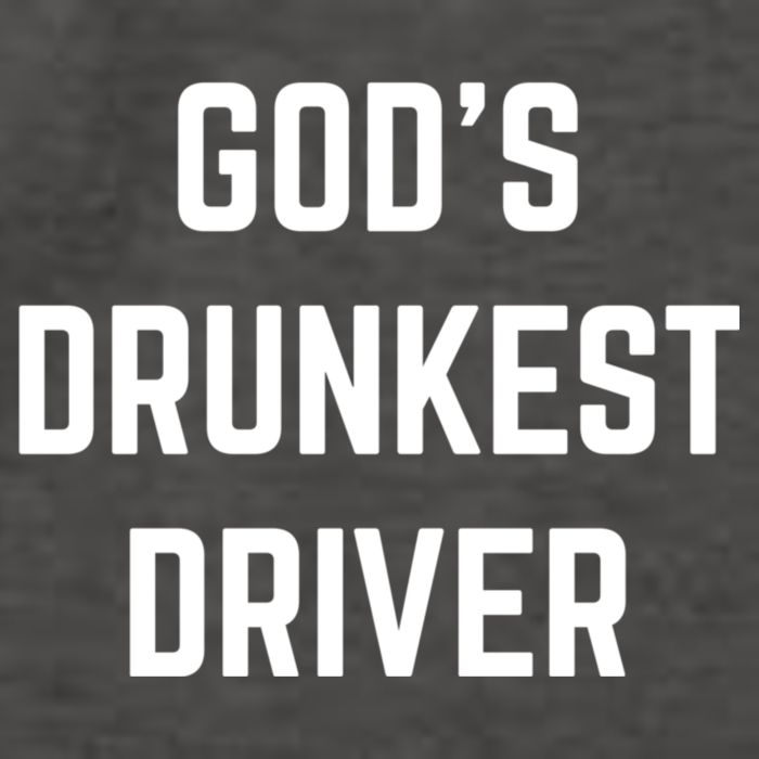 God's Drunkest Driver Funny Tee Vector Backpack