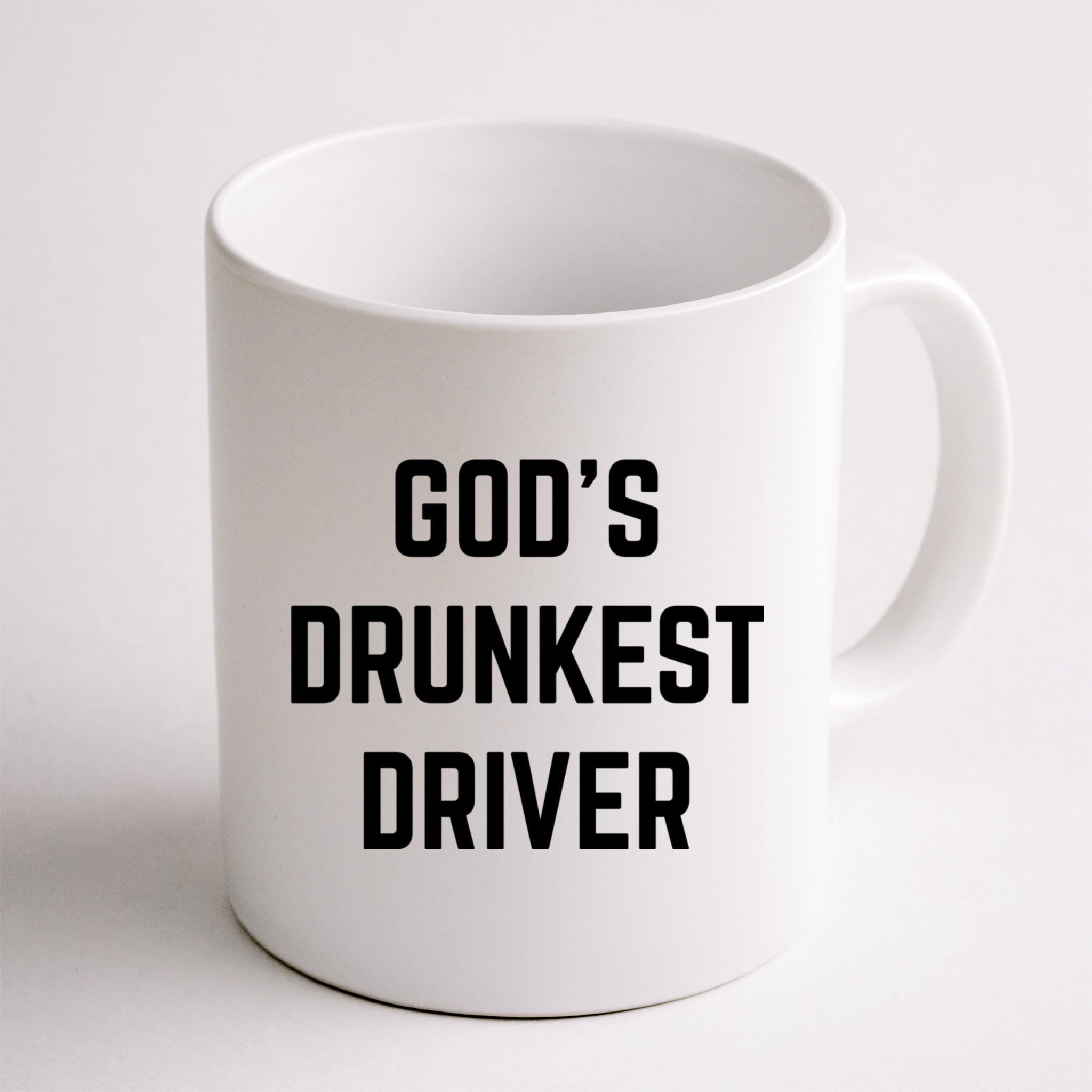 God's Drunkest Driver Funny Tee Mug