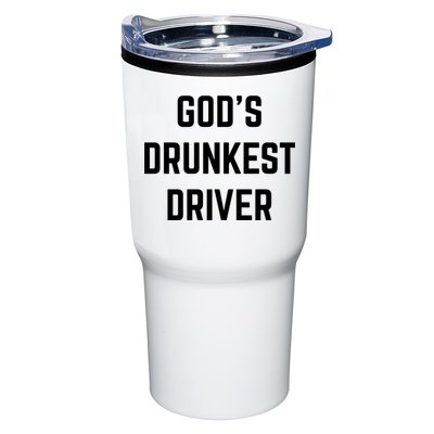 God's Drunkest Driver Funny Tee Tumbler