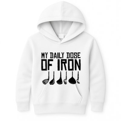 Golf Daily Dose Of Iron Kids Hoodie