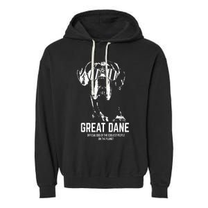 Great Dane Dog Of The Coolest Pup Lovers Garment-Dyed Fleece Hoodie