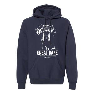 Great Dane Dog Of The Coolest Pup Lovers Premium Hoodie