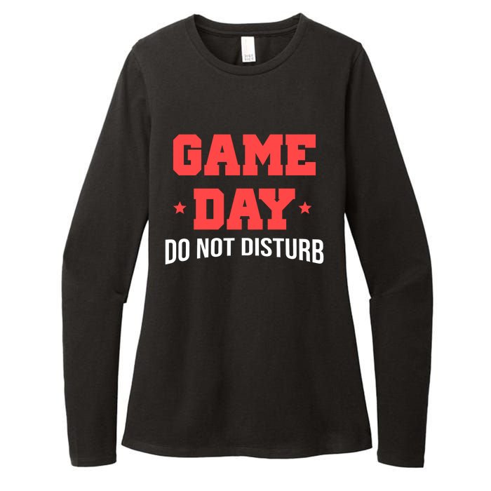 Game Day Do Not Disturb Womens CVC Long Sleeve Shirt