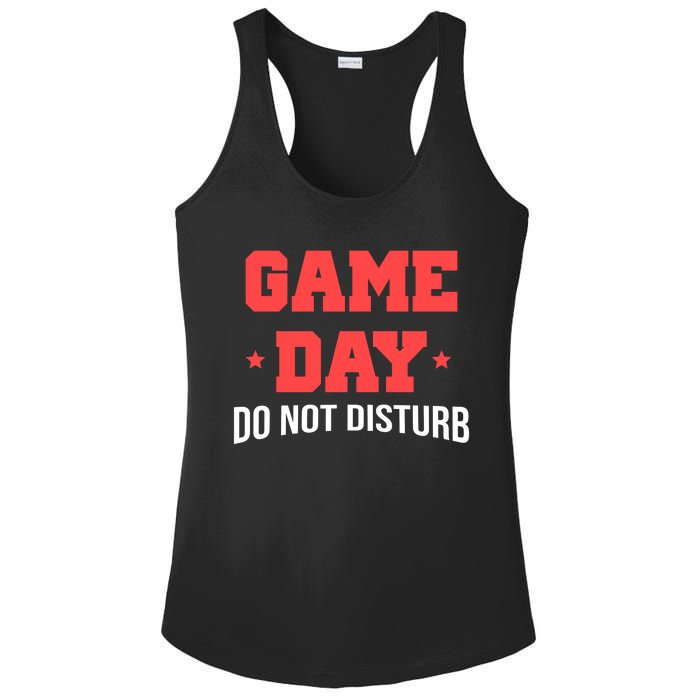 Game Day Do Not Disturb Ladies PosiCharge Competitor Racerback Tank