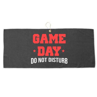 Game Day Do Not Disturb Large Microfiber Waffle Golf Towel