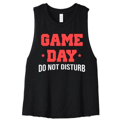 Game Day Do Not Disturb Women's Racerback Cropped Tank