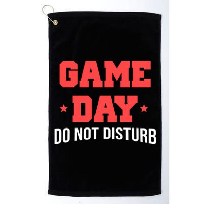 Game Day Do Not Disturb Platinum Collection Golf Towel