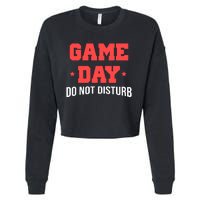 Game Day Do Not Disturb Cropped Pullover Crew