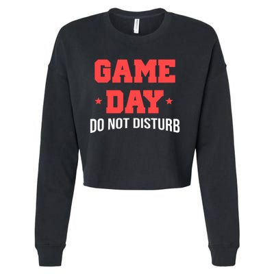 Game Day Do Not Disturb Cropped Pullover Crew