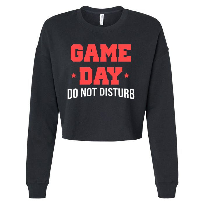 Game Day Do Not Disturb Cropped Pullover Crew