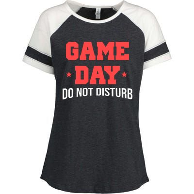 Game Day Do Not Disturb Enza Ladies Jersey Colorblock Tee